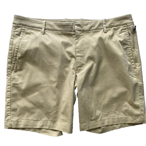 Kit Ace Mens Shorts Size 36 Tan Khaki Chinos Preppy Summer Resort Wear 7" Inseam - Picture 1 of 10